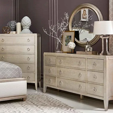 9-Drawer Dresser & Mirror